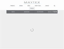 Tablet Screenshot of maytex.com